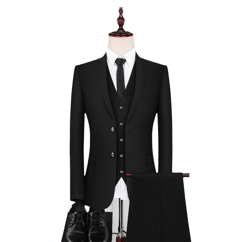 H46 Men's formal urban business suit and trousers two-piece suit