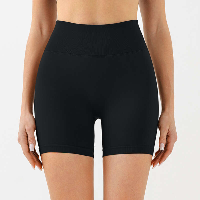 European and American three part yoga pants for women, seamless high waist, lifted peach buttocks, summer running, outdoor fiess shorts