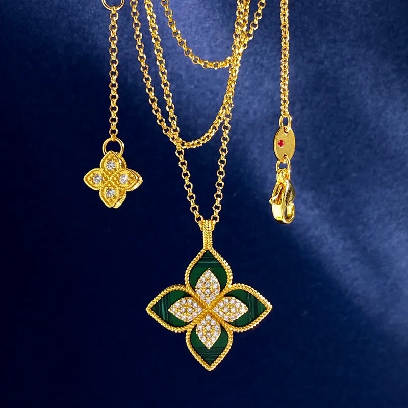 necklaces designer clover necklace designer for women gold necklace chains for men mossanite chain Letter Embossment Choker Chain Necklaces Jewelry Hi