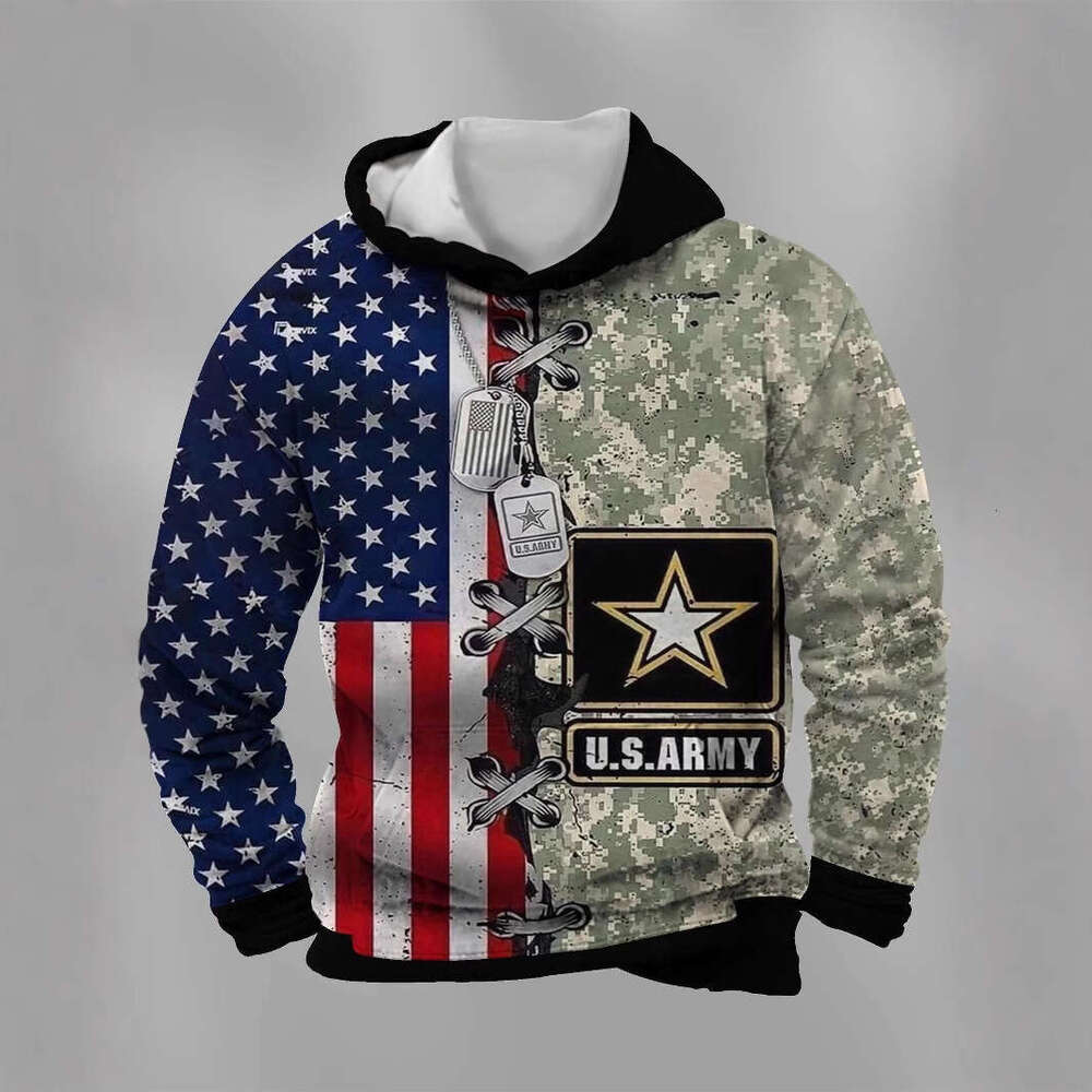 2024 Hot Selg Couple 3D Digital Printed Loose Casual Hoodie