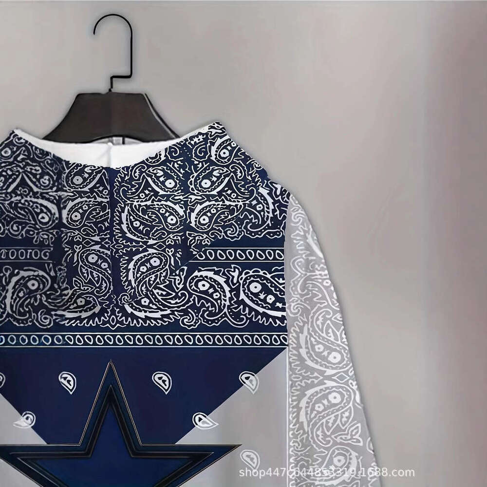 2024 Hot Selg Couple 3D Digital Printed Loose Casual Hoodie