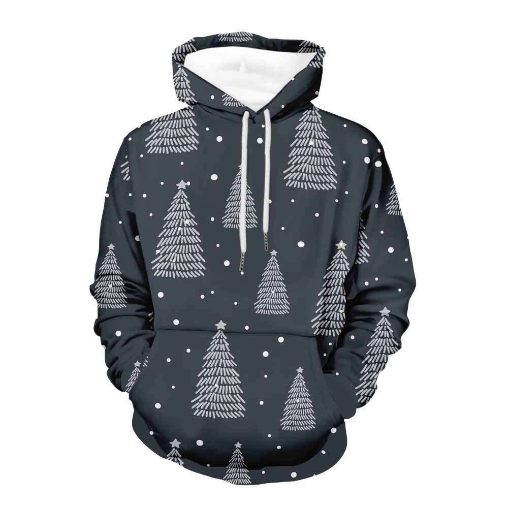 2024 Autumn/Winter New Christmas Collection HD Digital Printed Men's and Women's Casual Hoodie