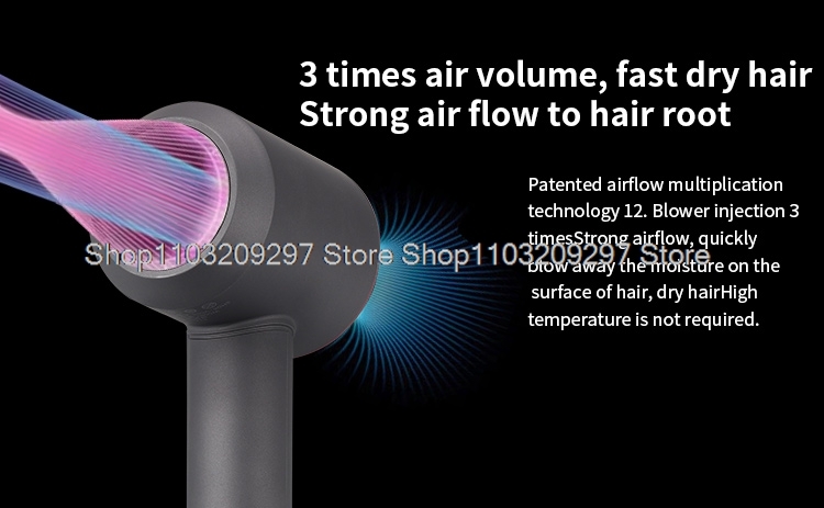 Super Dryer Leafless Dryer Personal Care Styg Negative Ion Tool Constant Anion Electric Hair Dryers