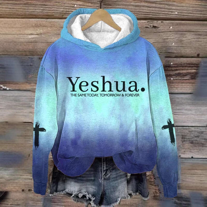 2024 autumn and winter popular 3D digital printed women's with hats hoodies