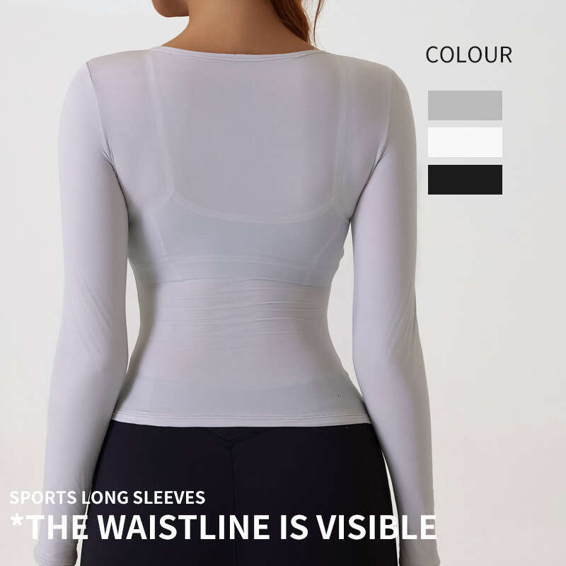 Sexy, lightweight, breathable yoga sexy, slim fit, casual running, sports, long sleeves, fiess clothes, tops