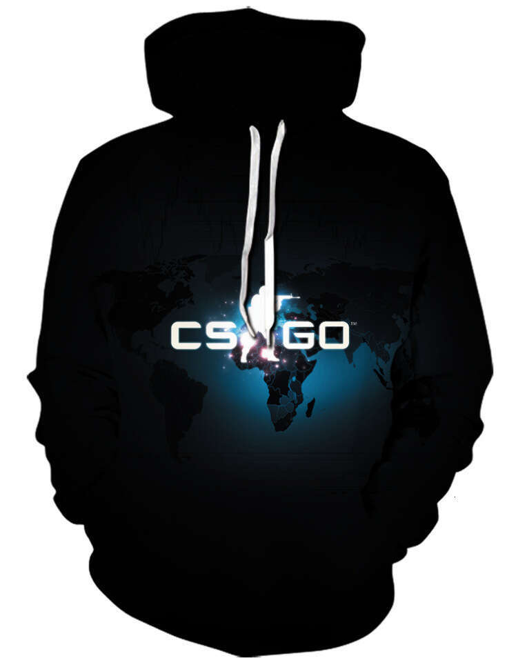 Digital long sleeved 2024 new PUBG 3D printed colorful hooded casual hoodie