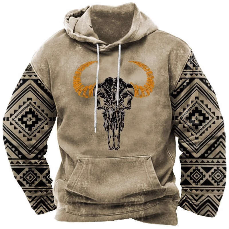 digital printed for men, popular 3D hooded sweatshirt with pockets