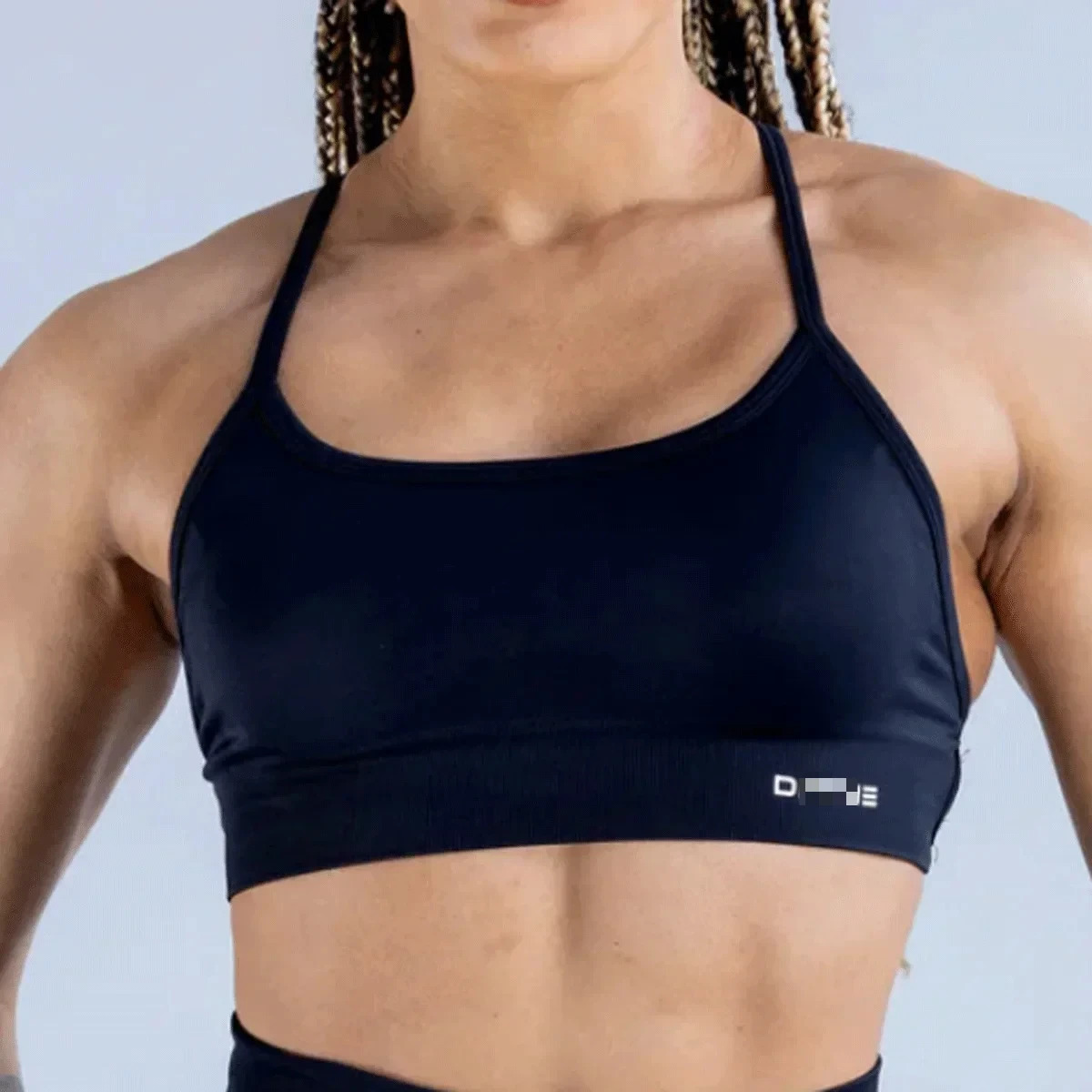 Dynamic Backless With Women Seamless Yoga Bra Medium Support Padded Gym Crop Stretchy Fiess Sports Top