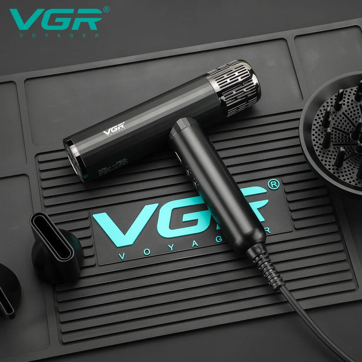 VGR Professional Air Blower Brushless Motor Hine 110000 RPM Hair Dryer Negative Ion Barber Salon V-427