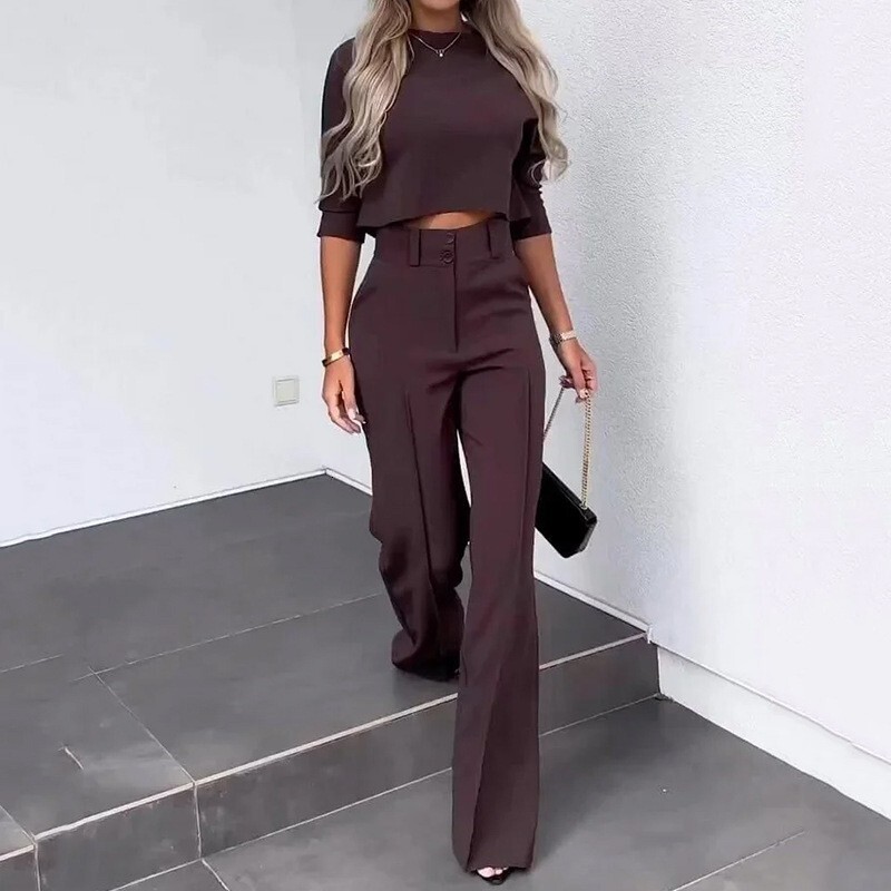 Fashion Casual Two Piece Set Women's Wear clothing ladies Fashion and leisure two-piece set
