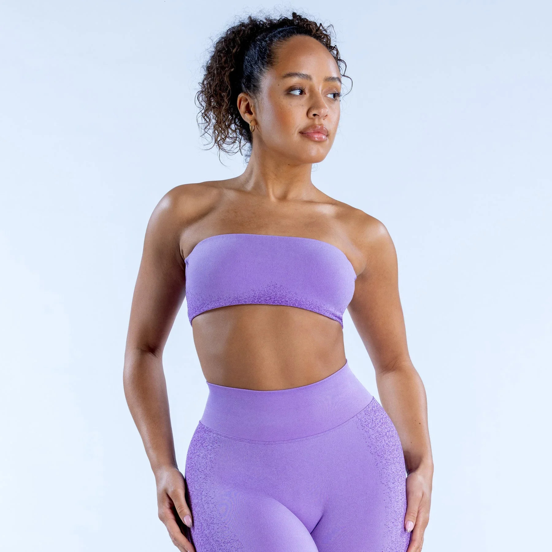 No S Yoga Sports Boob Women Band Ignite Bandeau Bra Padded Crop Tube Top Push-Up Seamless Sexy Workout Gym Clothes