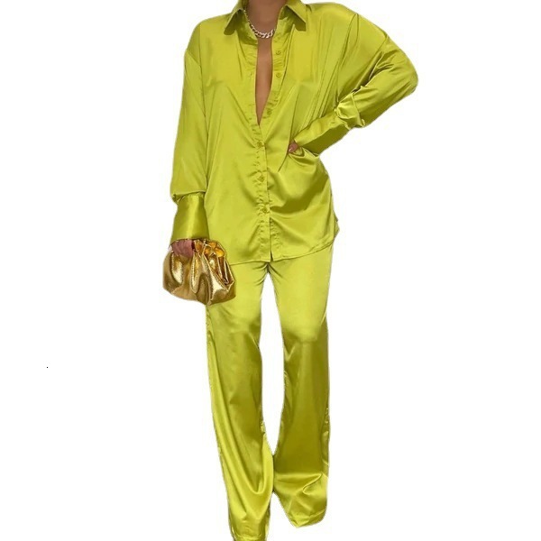 Women's Fashion Multi Color Tint Loose Casual Set