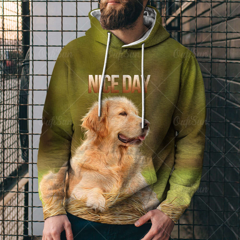 New 3D for autumn winter, cute animal cat and dog series, digital printed street casual hooded hoodie