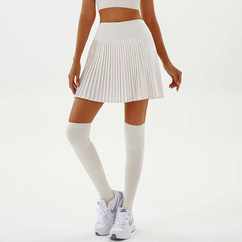 Elegant yoga pleated sports anti glare badminton golf short tennis skirt