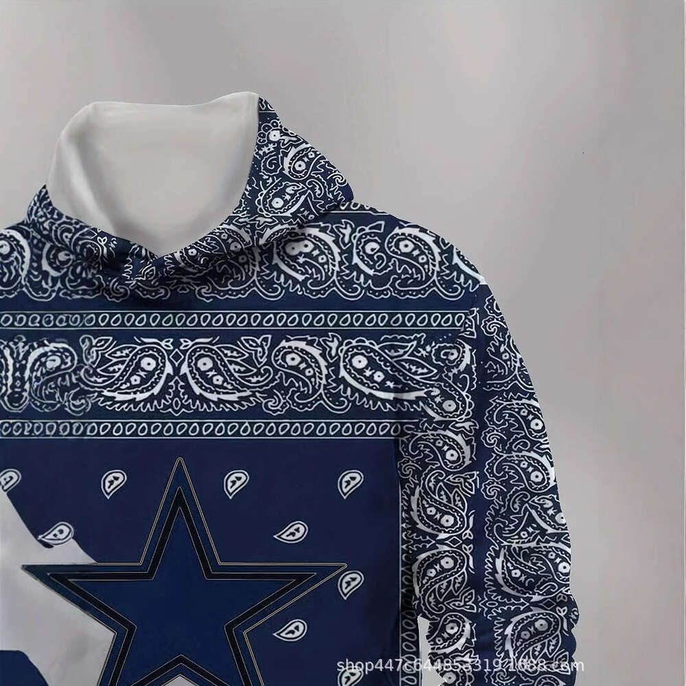 2024 Hot Selg Couple 3D Digital Printed Loose Casual Hoodie