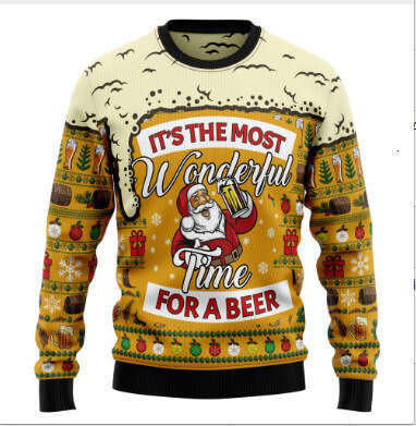 2024 new spring autumn hoodie, European and American style 3D digital printed round neck hoodie