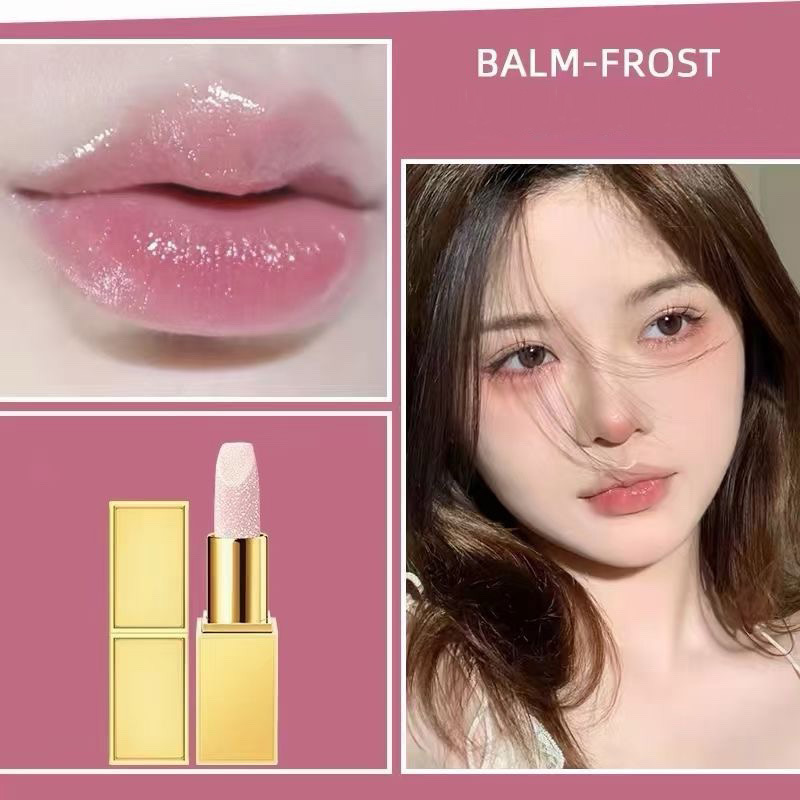 Super Shining Lip Highlighter Balm Brand Designer Lipstick Sexy Plump Glitter Crystal Jelly Lips Moisturize Shimmer Mirror Surface Lips Makeup