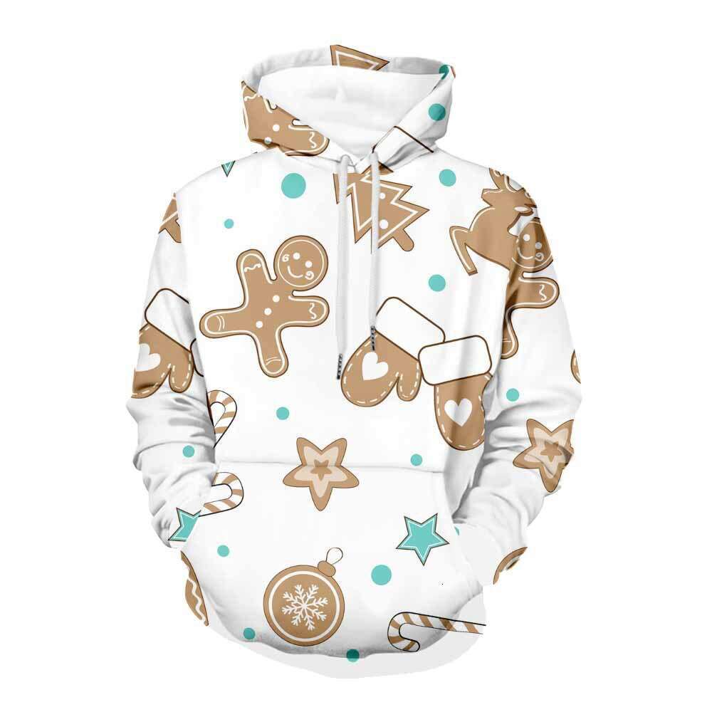 2024 Autumn/Winter New Christmas Collection HD Digital Printed Men's and Women's Casual Hoodie