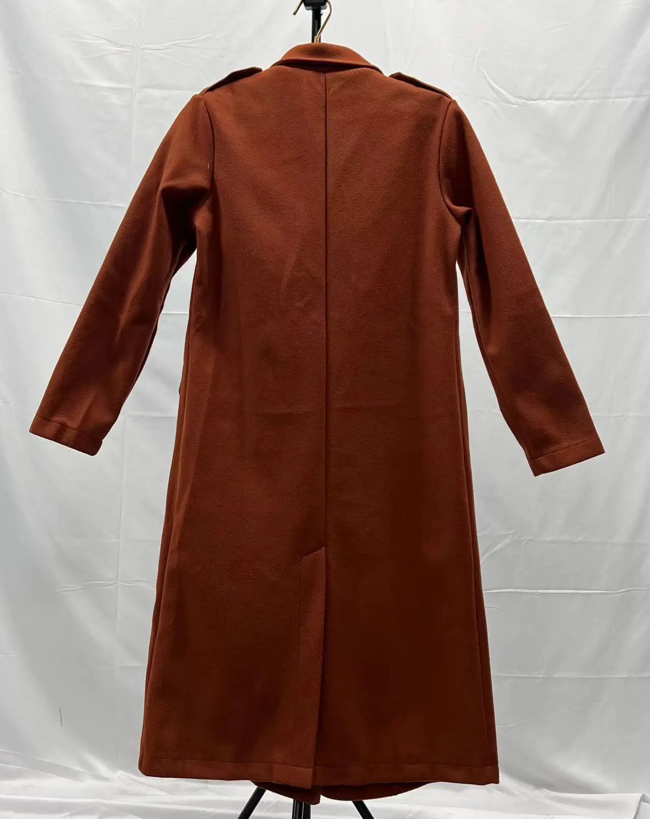 Suit woolen coat senior sense 2024 autumn and winter doublebreasted shoulder slimming Korean version of 241121