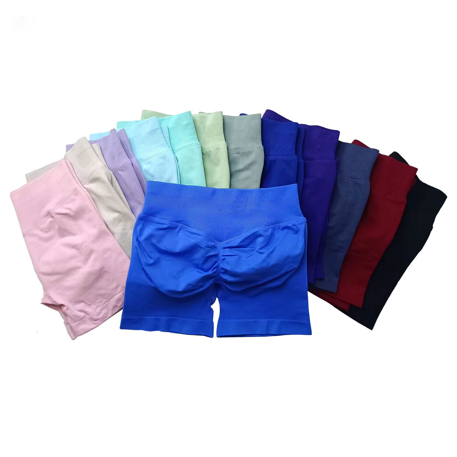NCLAGEN Impact Shorts Gym Woman Scrunch Sports Shorts Fiess Biker Short Workout Yoga Bottoms Pilates Running Seamless Leggings