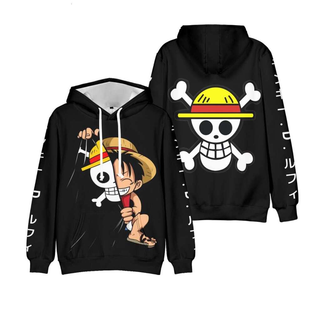 2024 Autumn/Winter New Hooded One Piece 3D Printed Street Trendy Hoodie