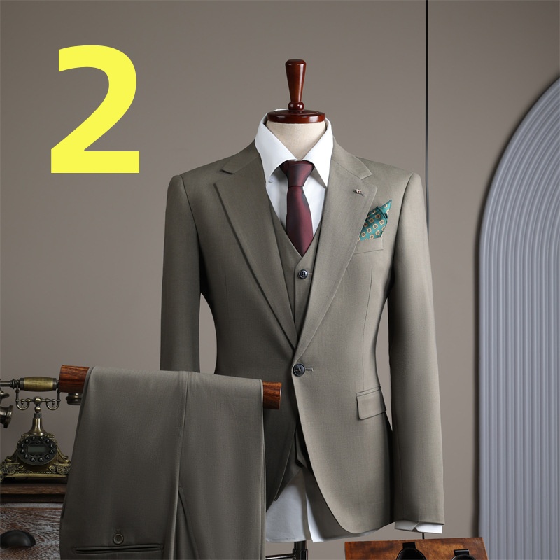 k1442 Woolen Suit Jacket with Slim Fit Design for Winter Business Wear