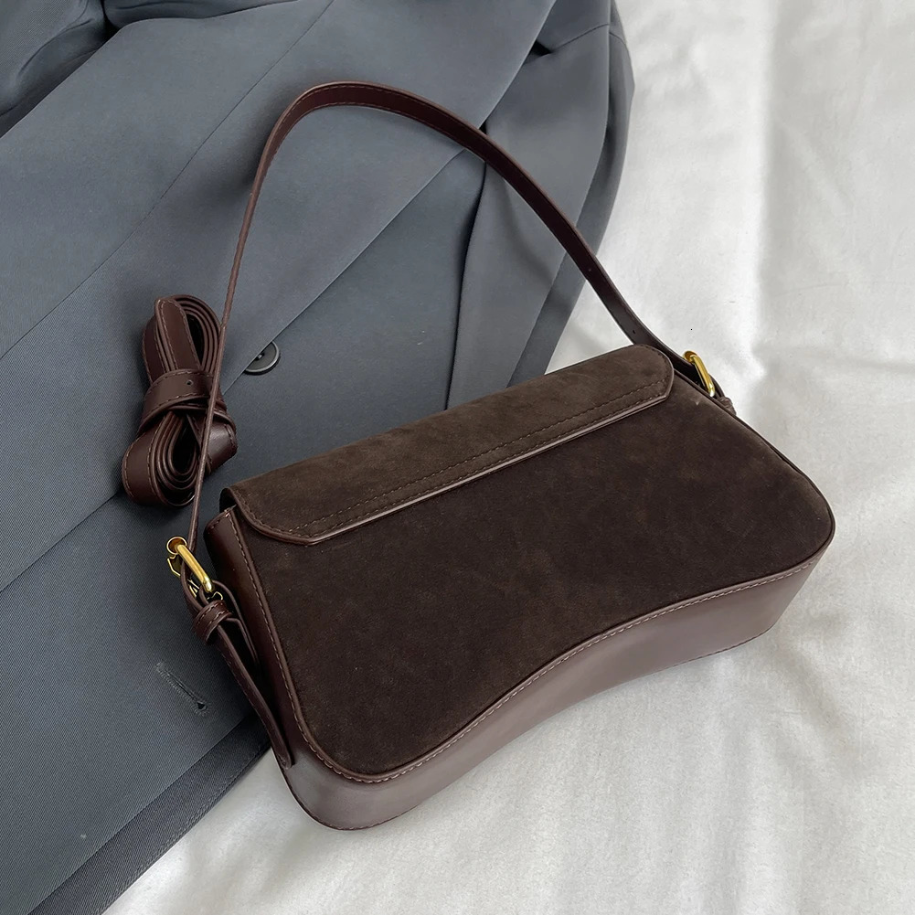 Women PU Shoulder Bag Large Capacity Fashion Underarm Bag Adjustable Strap Stylish Armpit Bag Small Tote Bag Outdoor Travel Bag 241228
