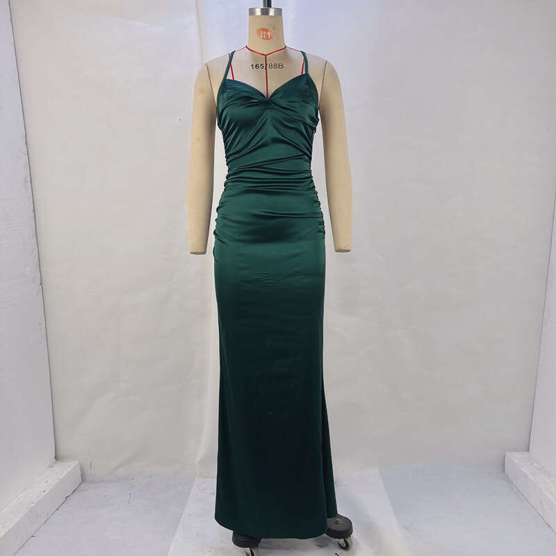 Women's Wear Shan Sexy Fashion Fit with Slim Strap Tight Wrap Hip Dress