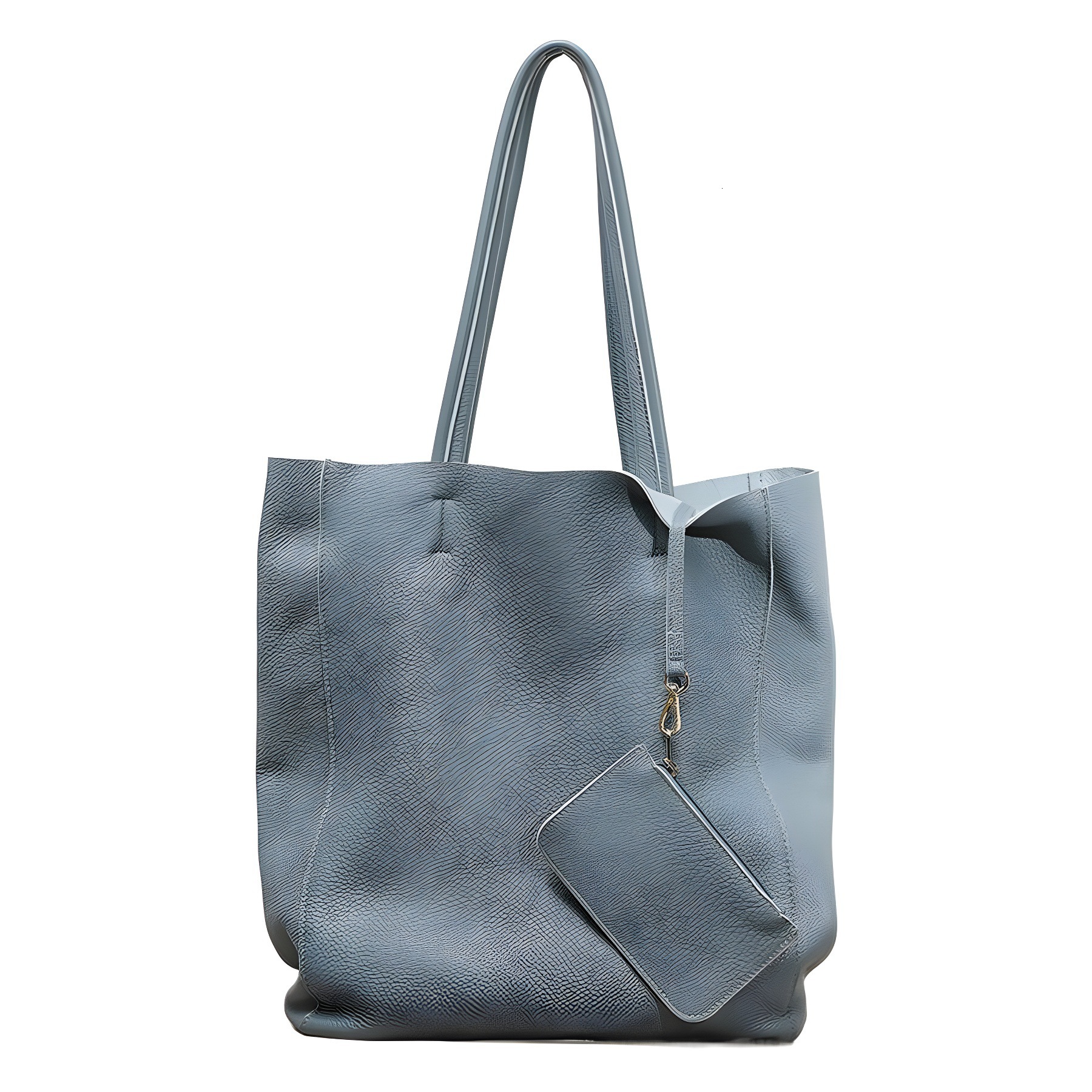 Head layer cowhide large capacity women's tote bag, genuine leather soft leather, artistic style Korean version, simple shoulder bag