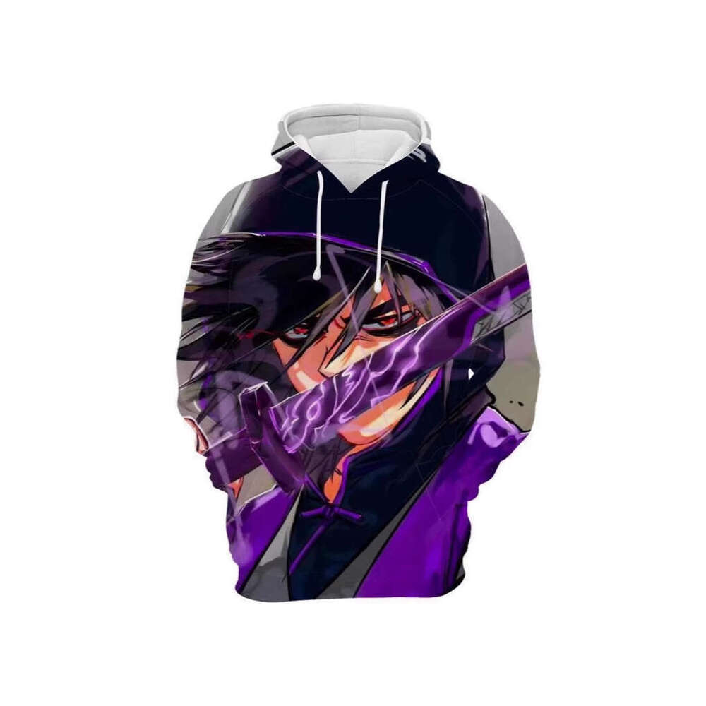 2024 New Assassin Wu Liuqi 3D Digital Printed Trendy Long Sleeve Hoodie Casual Sweatshirt