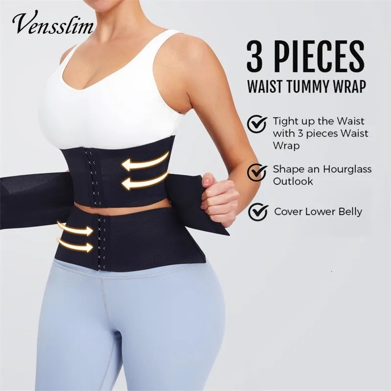 Vensslim XS3XL Body Shaper Waist Trainer Belt Women Weight Loss Reduce Tummy Trimmer Corset Adjustable Workout Girdle Shapewear 241121