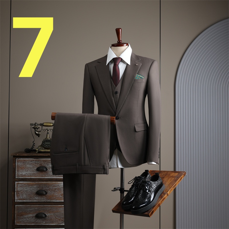 k1446 Men's Slim Fit Wedding Suit - Casual Style