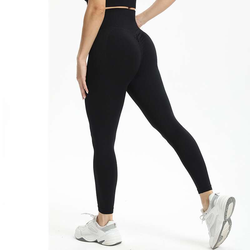 Seamless tight yoga women, high waist and hip lifting peach for outdoor sports, quick drying fiess pants