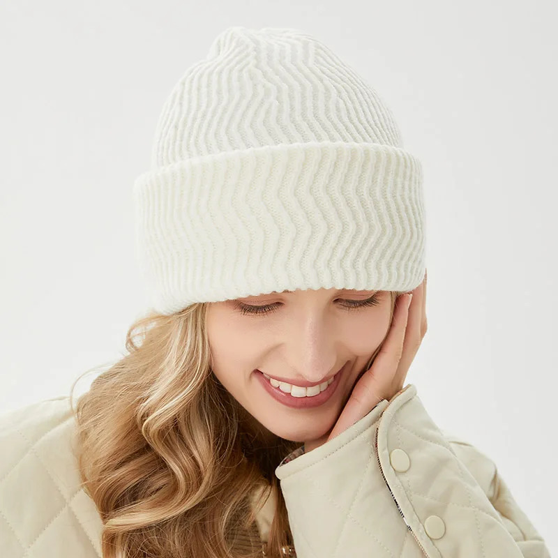 Balaclava Womens Hat Ski Mask 2024 Winter Accessories Beanie Patchwork Knit skull Cap Bonnet Skullies Beanies Hip Hop 241125