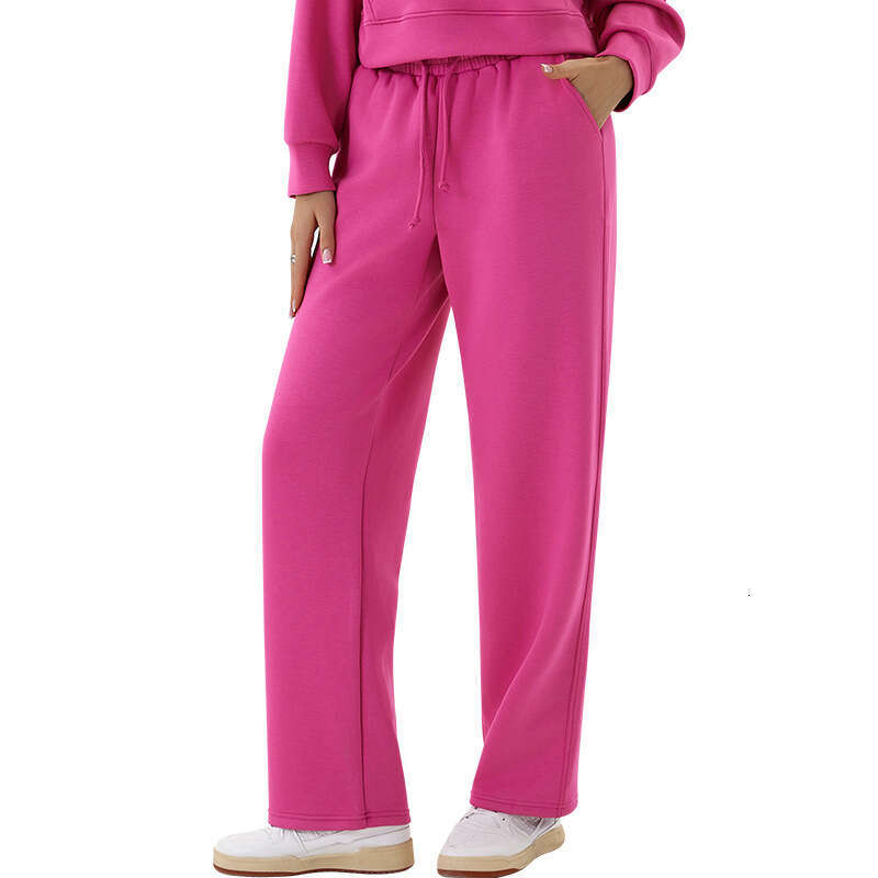 Loose sports pants, women's outdoor versatile drawstring, high waisted pocket, jogging, dancing, casual sweatpants