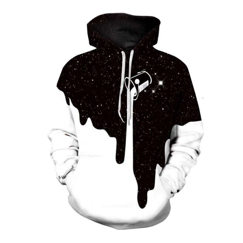Autumn Winter New Milk 3D Digital Printed for Men Women's Sports and Leisure Hoodie