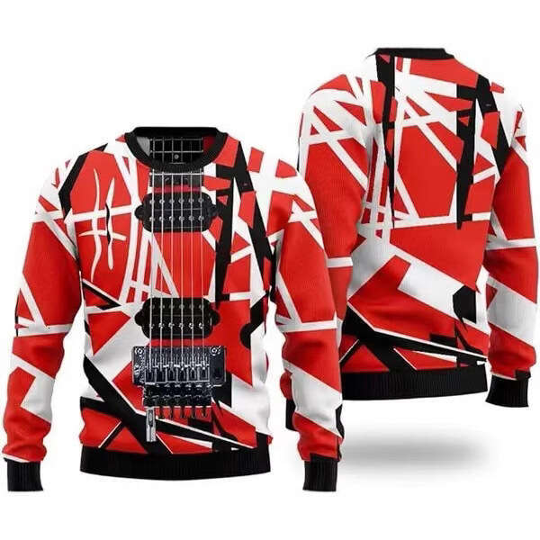 2024 new spring autumn hoodie, European and American style 3D digital printed round neck hoodie