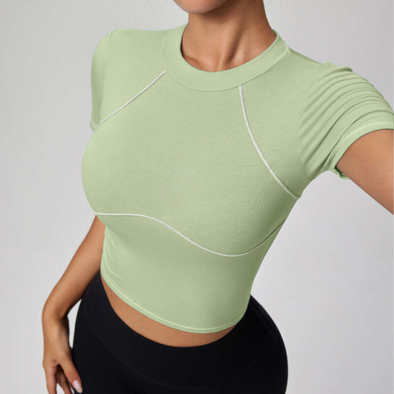 2024 new spring/summer yoga vest women's contrasting es running exercise Pilates training fiess suit