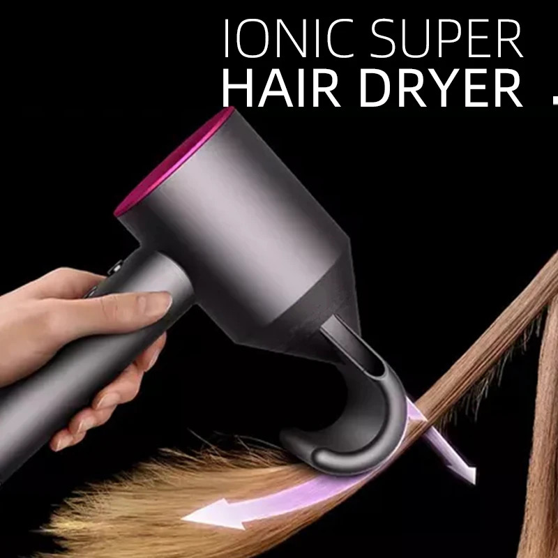 Professinal Leafless Negative Lon Hair Care Quick Dry Home Powerful Hairdryer Constant 200 Million Anion Blow Dryer