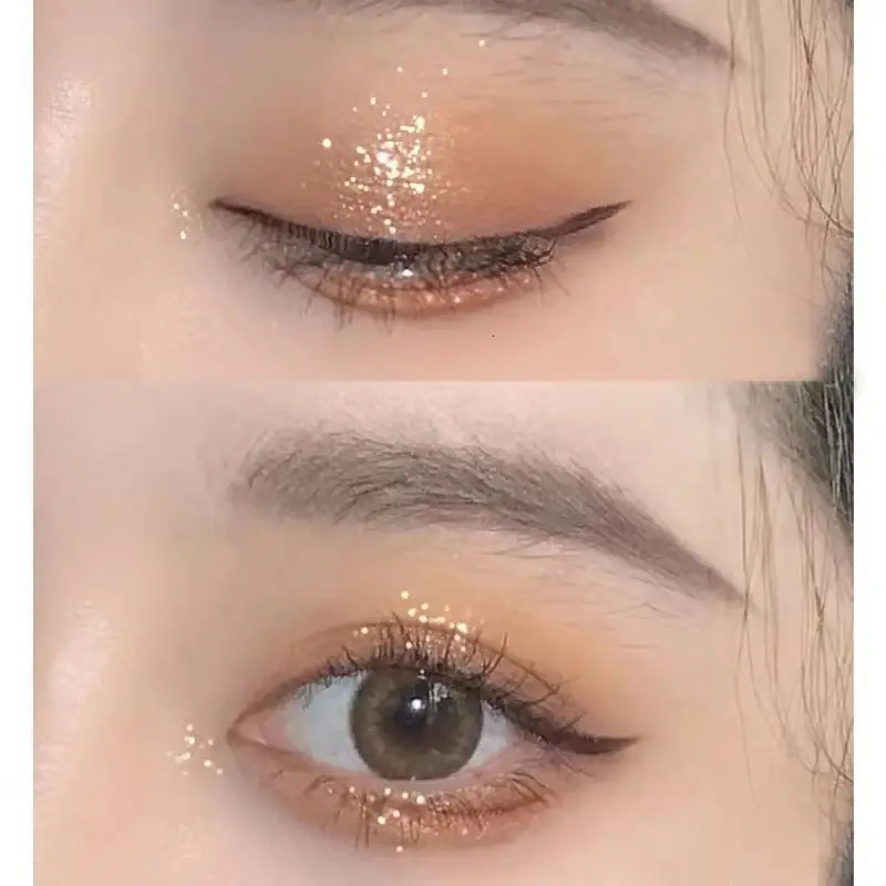 9color Eyeshadow Palette Butter Orange Brown Pearly Matte Glitter Shiny Eye Shadow Longlasting Make Up Cosmetics 241118