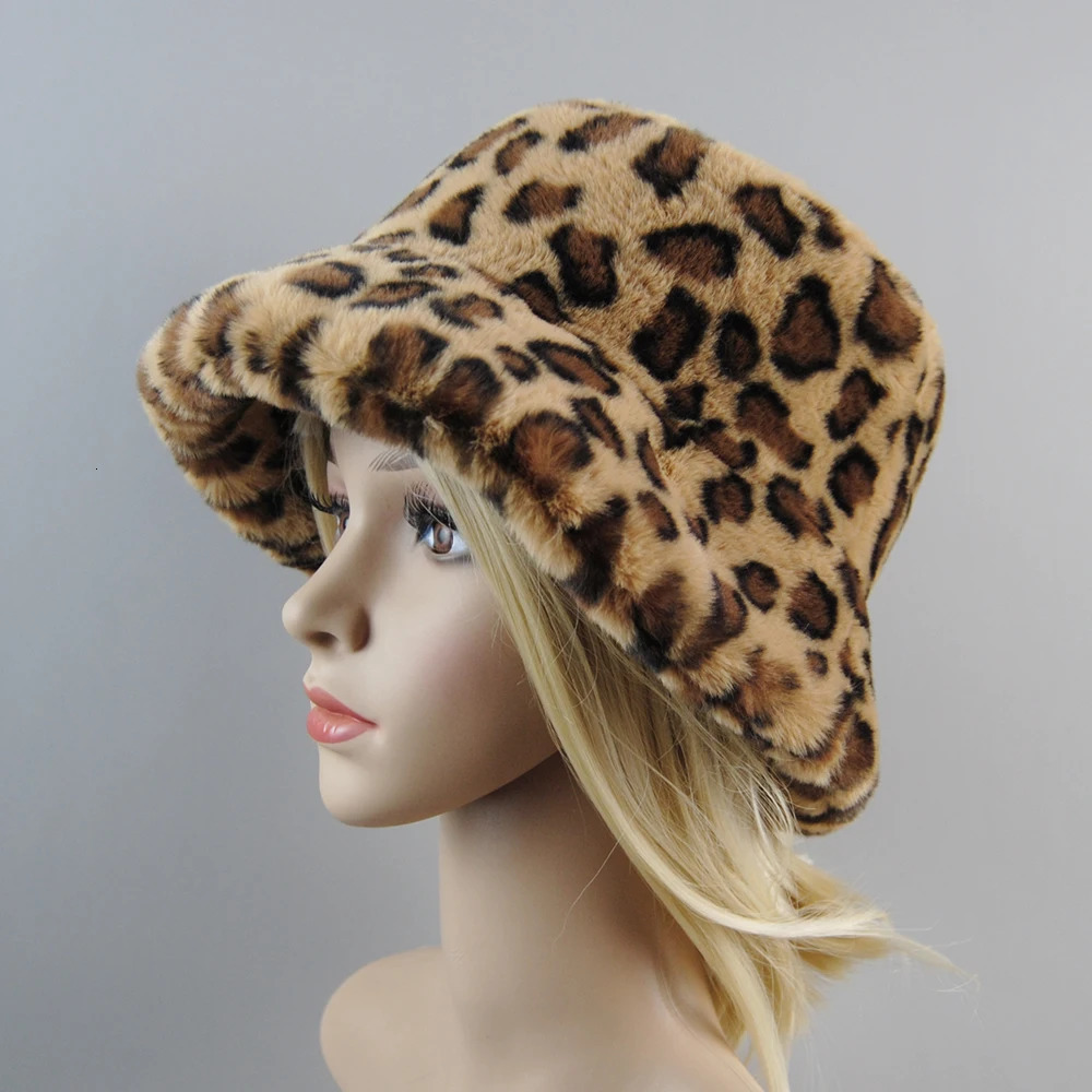 Rabbit Fur Hats 2024 Russian Fashion Ski Beanies Plush Solid Color Style Super Soft Women Winter Hat Cotton Lining Warm 241125