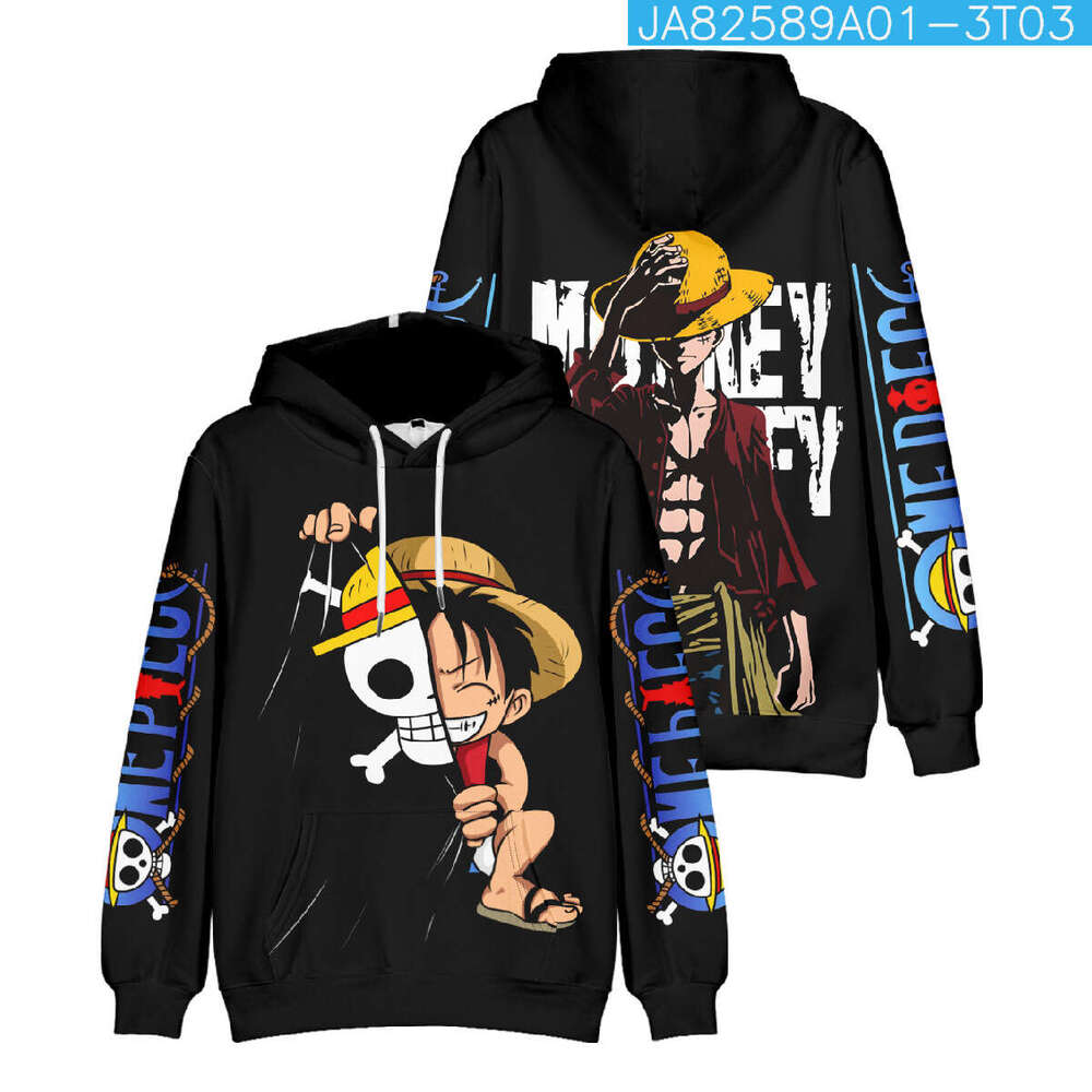 2024 Autumn/Winter New Hooded One Piece 3D Printed Street Trendy Hoodie