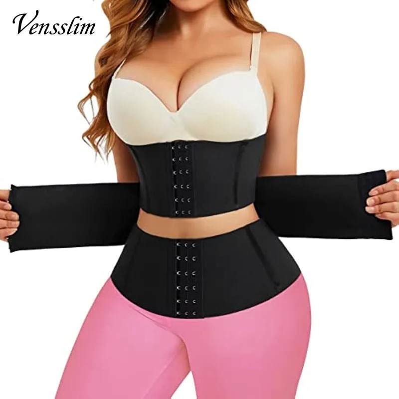 Vensslim XS3XL Body Shaper Waist Trainer Belt Women Weight Loss Reduce Tummy Trimmer Corset Adjustable Workout Girdle Shapewear 241121