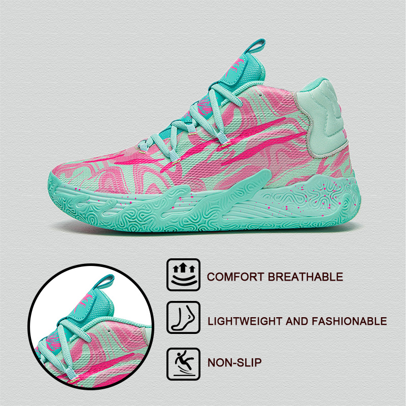 2024 New Basketball Shoes Men Breathable Comfortable Sneakers Training Outdoor Sports Basketball Sneakers Women Shoes