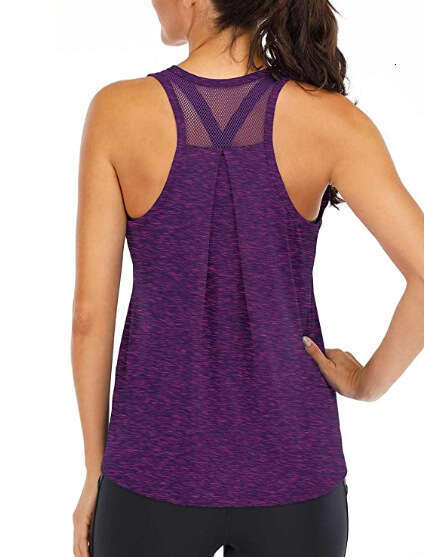 2023 new sports loose I-shaped women's mesh backless running vest women