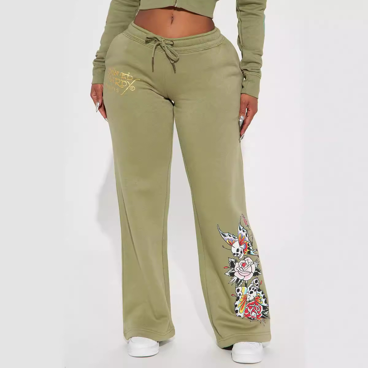 Women's Fashion Positioning Printed Hoodie Set clothing ladies