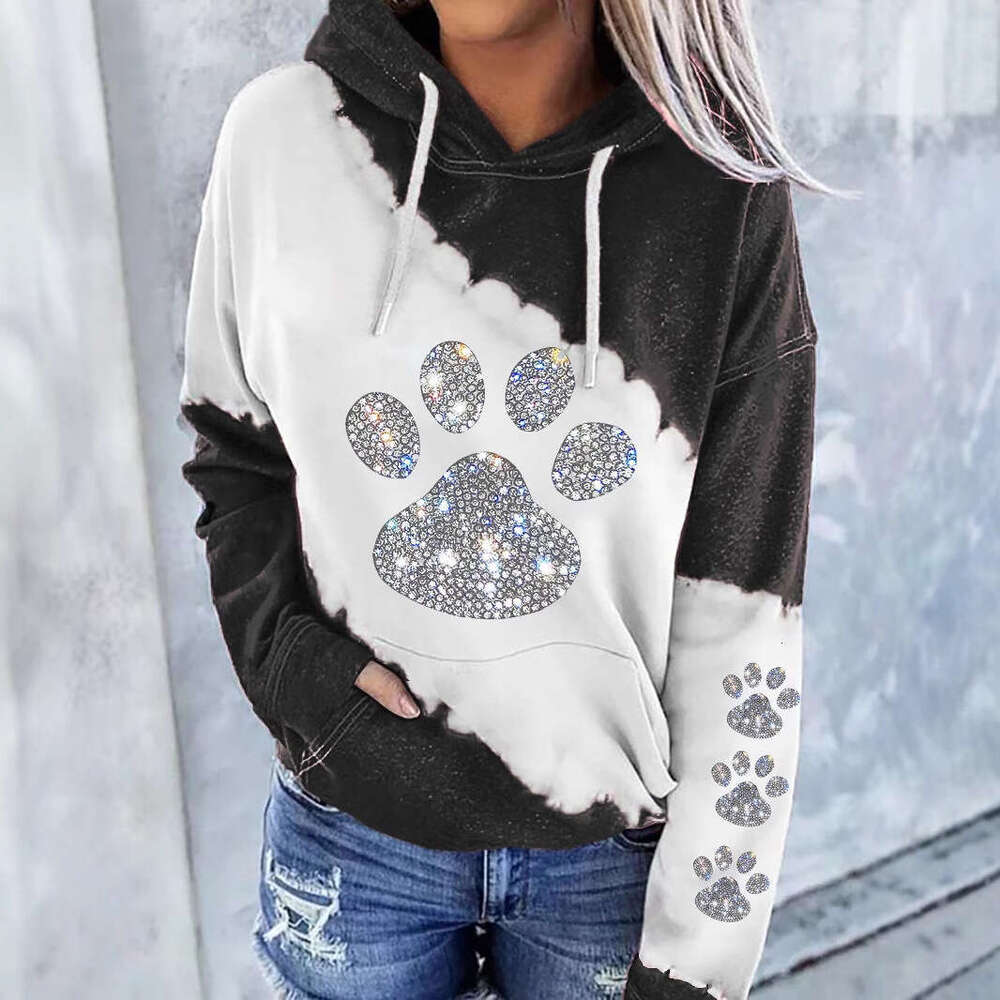 2024 autumn and winter popular 3D digital printed women's with hats hoodies