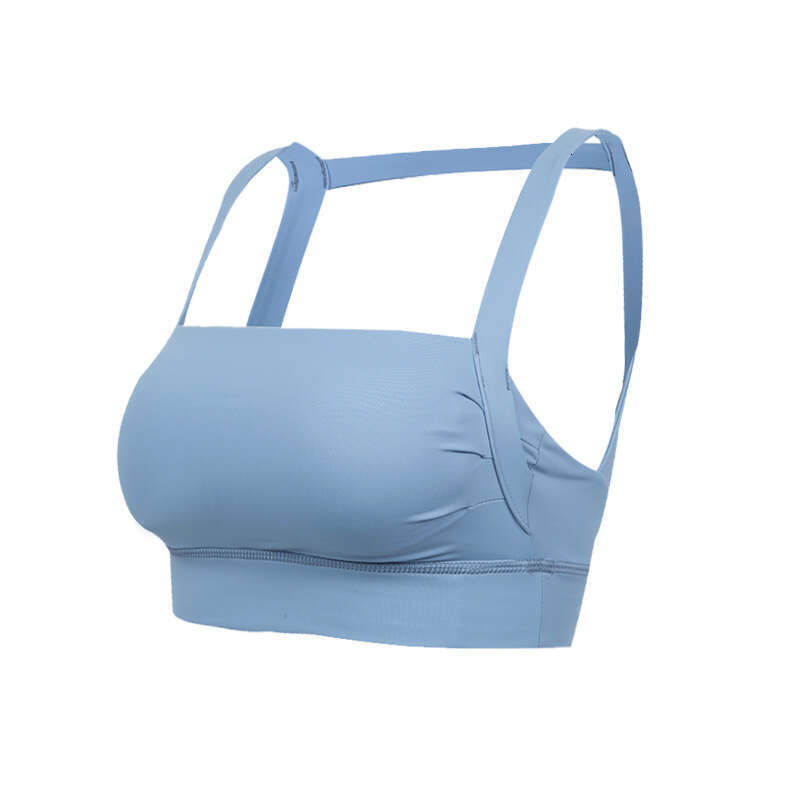 Lusi Same Sports Women's Shockproof Gathering Detachable Yoga Dress Vest Running Beauty Back Bra