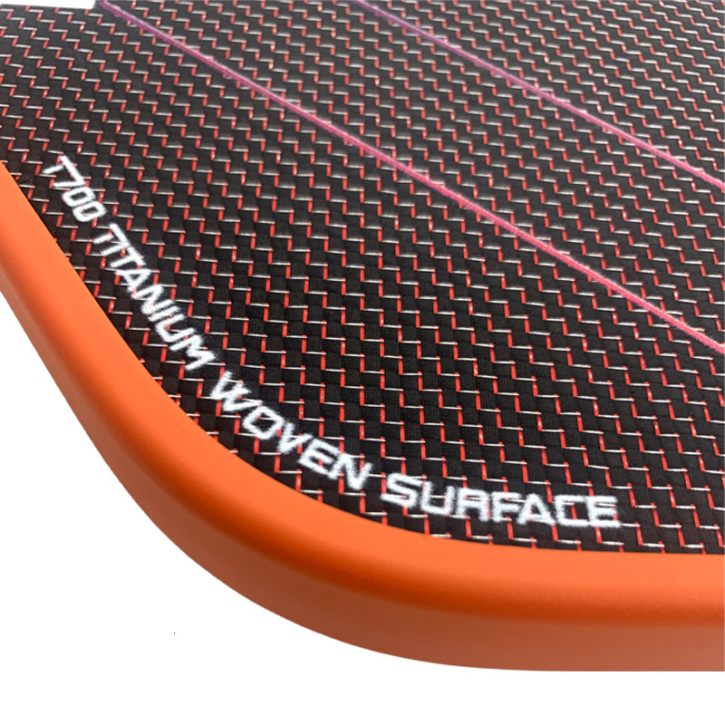 JUCIAO T-Titanium Paddle Carbon Fiber Pickleballs For Spin And Control Foam Injected Edges Thermoformed Pickleball