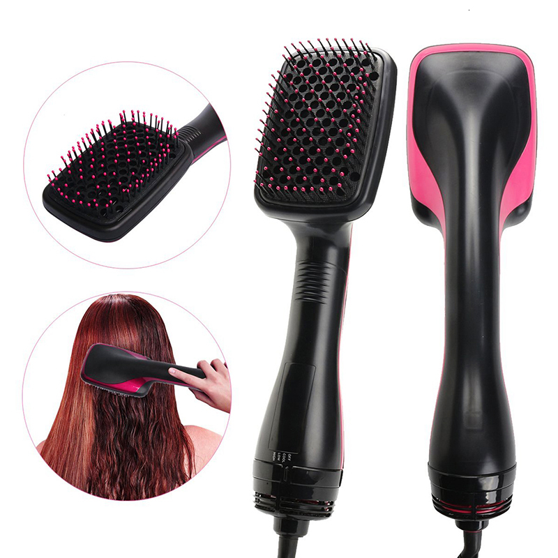 Dryer One Step Electric Hot Air Brush Travel Hairdryer Professional Hair Straightening Hairbrush Styg Tool